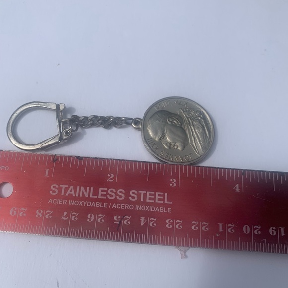 JFK, RFK & POPE Francis Paul Keychain with Medallion - Picture 7 of 14